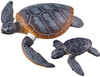Takara Tomy Ania AS-20 Green Sea Turtle Parent And Child (Floating Version)