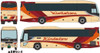 Tomytec Bus Collection Meihan Kintetsu 2 Bus Set (N scale)