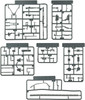 Tomytec Diocom Weapons DCML02 Machine Gun Set A Plastic Model
