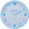 T's Factory Sanrio Cinnamon Roll Wall Clock Blue
