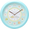 T's Factory Sumikko Gorashi Circle Window Wall Clock Blue