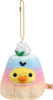 San-x Kiiroitori Retro Sweets Series Keychain Plush Bavarian Cream