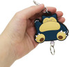 SK JAPAN Pokemon Rubber Reel Keychain Snorlax