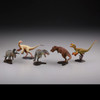 Kaiyodo miniQ Miniature Cube Kyoryu Hakkutsuki 10 Saikyo Hunter Retsuden Cretaceous North America Version 1 Box 6 Pcs