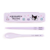 Sanrio Chopsticks and Spoon Set Kuromi