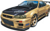 Aoshima The Tuned Car 1/24 Nissan Top Secret BNR34 Skyline GT-R '02  Plastic Model