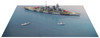 Pit-Road SPS Series 1/700 Battle of Dover (German Navy Heavy Cruiser Admiral Hipper VS Royal Navy Torpedo Bosper) Plastic Model
