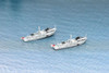 Pit-Road SPS Series 1/700 Battle of Dover (German Navy Heavy Cruiser Admiral Hipper VS Royal Navy Torpedo Bosper) Plastic Model