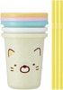 Skater Tumbler Set with Straws (3 pcs) Sumikko Gurashi Face