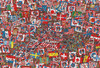 Beverly 31-540 Jigsaw Puzzle Where's Wally Grand Flag Party (1000 Pieces)