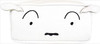 T's Factory Crayon Shin-chan Close Up Pen Case Shiro