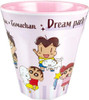 T's Factory Crayon Shin-chan Melamine Cup Shin-chan x Goma-chan Pink