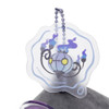 Pokemon Center Original Plush Mascot Keychain SHINKA NO ISHI Lampent & Dusk Stone Chandelure
