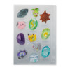 Pokemon Center Original A4 6 Pocket Clear Folder SHINKA NO ISHI