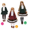 Azone POC508-GRC 1/6 Pure Neemo S Sunbeam Forest Clothing Shop Hide-n-Seek Tunic Blouse (Green Checker)