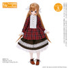 Azone POC508-RDC 1/6 Pure Neemo S Sunbeam Forest Clothing Shop Hide-n-Seek Tunic Blouse (Red Checker)