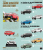 F-toys 1/64 Toyota Land Cruiser Collection 10 Pack Complete Box