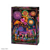 Tenyo D300-713 Jigsaw Puzzle Disney Mickey and Friends Wish Under the Fireworks (300 Pieces)