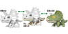 Doyusha Triceratops Deformed Plastic Model