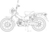 Fujimi 1/12 NEXT Series Honda CT125 (HunterCub/ Non-Color) Plastic Model