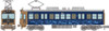 Tomytec Keihan Electric Railway Otsu Line Type 600 4th Car Mt. Hiei/Lake Biwa 2 Cars Set (N scale)
