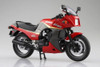 Aoshima SKYNET 1/12 Kawasaki GPz900R Red/Gray Finished Model