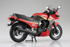 Aoshima SKYNET 1/12 Kawasaki GPz900R Red/Gray Finished Model