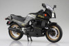 Aoshima SKYNET 1/12 Kawasaki GPz900R Black/Gold Finished Model
