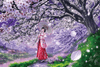 APPLEOne Jigsaw Puzzle 108-062 Fantasy Art Sakura (108 Pieces)