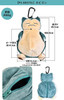 Pokemon Center Plush  Pouch with Carabiner Snorlax
