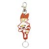 Pokemon Center Rubber Reel Keychain Scorbunny