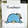 Sanrio Clear Pouch with Drawstring Bag Tuxedo Sam (Simple Design)