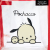 Sanrio Clear Pouch with Drawstring Bag Pochacco (Simple Design)