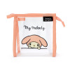 Sanrio Clear Pouch with Drawstring Bag My Melody (Simple Design)