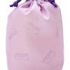 Sanrio Clear Pouch with Drawstring Bag Little Twin Stars (Simple Design)