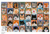 Beverly 93-173 Jigsaw Puzzle Okamoto Hajime Cat Collection (300 Pieces)