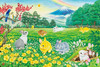 Appleone 1000-879 Jigsaw Puzzle Kazumi Izumi Lucky Seven Rabbits (1000 Pieces)