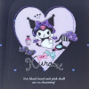 Sanrio Clear File with Pockets Kuromi