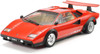 Tamiya 1/24 Lamborghini Countach LP500S Red Body w/Clear Coat Plastic Model