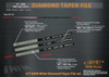 INFINI Model Diamond Taper File Set (Wide Type 6.0mm) 3pcs