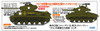 Hasegawa 1/72 M4A3E8 Sherman & M24 Chafee US Tank Set Plastic Model