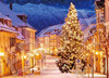 Epoch 79-488s Jigsaw Puzzle Murnau Christmas Tree Germany (500 Pieces)