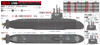 Pit-Road 1/350 Skywave JMSDF Submarine SS-501 Soryu Plastic Model