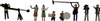 Tomytec (Ningen 140) Model People 'TV Crew' (N scale)