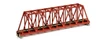 Kato 20-429 Single Truss Bridge (Red Brown) 248mm S248T (N scale)