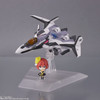 Bandai TINY SESSION VF-31F Siegfried Messer Ihlefeld Custom w/ Kaname Buccaneer (Macross Delta)