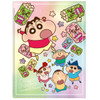 T's Factory Crayon Shin-chan Loose Leaf Pocket Clear File - Rainbow Friends