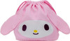 T's Factory Sanrio Face Drawstring Bag My Melody