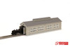 Rokuhan S070-1 Automatic Opening and Closing Door Engine House (Gray) (Z Scale)