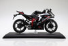 Aoshima SKYNET 1/12 KAWASAKI Ninja ZX-25R (Metallic Spark Black x Pearl Flat Stardust White) Finished Model